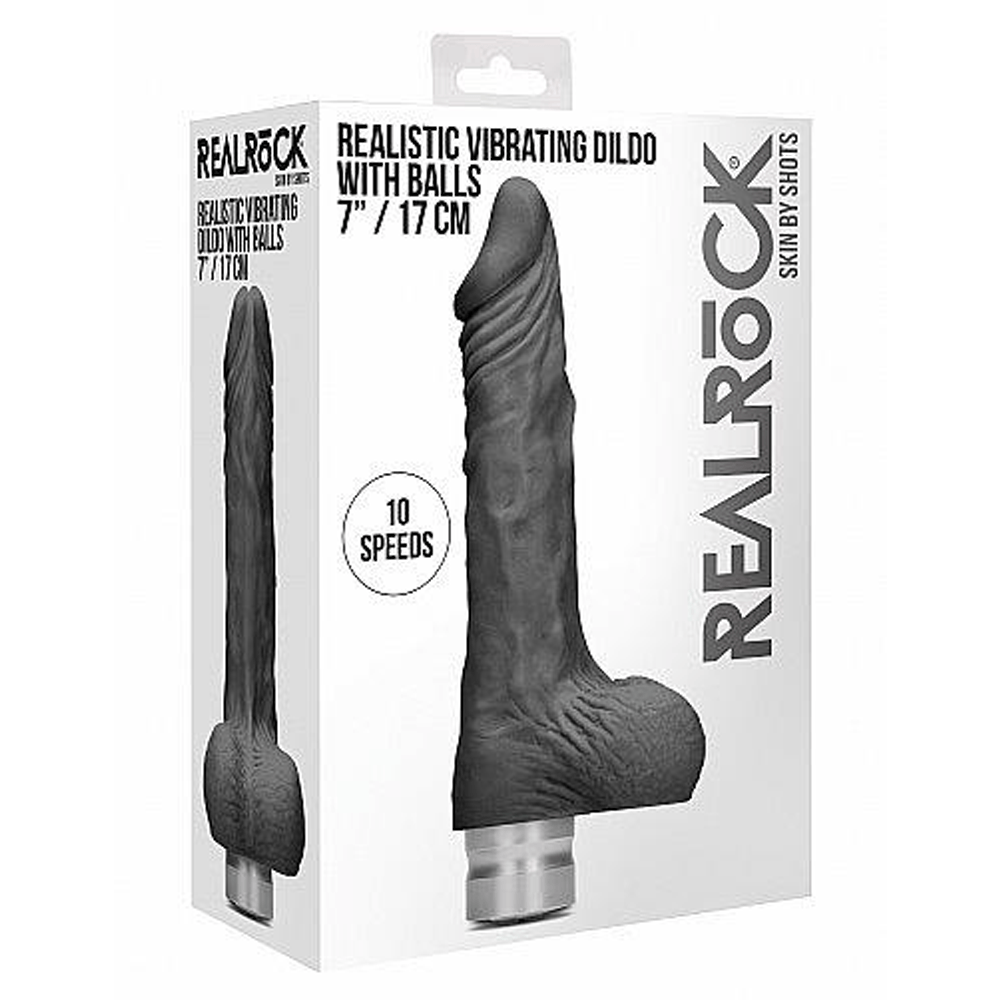 ויברטור 7 אינץ' עם אשכים | RealRock 7